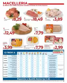 Volantino Supermercati Nonna Isa Pagina 13: Girello di bovino adulto €18,49, Lonza di suino a tranci €8,29