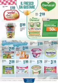 Volantino Sidis Pagina 13: Ricotta senza lattosio Santa Lucia €1,69, Yogurt zymil Parmalat €0,89
