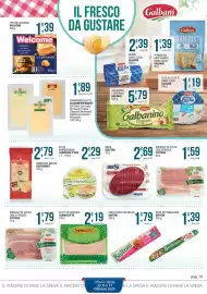 Volantino Sidis Pagina 15: Fesa di tacchino Parmacotto €2,19, Fette Morbidissime Camoscio d'Oro €2,29