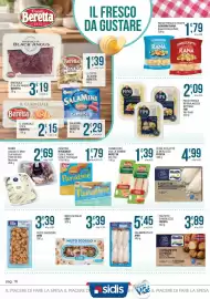 Volantino Sidis Pagina 16: Calamari puliti Arbi €5,45, Polpette di merluzzo frosta €3,89