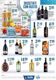 Volantino Sidis Pagina 22: Aperitivo Vermouth Bianco Gibò €3,89, London Dry Gin Tanqueray €14,99