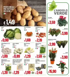 Volantino Galassia Pagina 9: Cipolle bianche €0,89, Funghi bianchi a fette €1,89