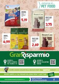 Volantino Gran Risparmio Pagina 16: Miglior cane Active €5,19, Friskies Croccantini Gatto €4,99