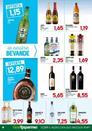 Volantino Gran Risparmio Pagina 12: Leffe Birra Blonde/Rouge €1,65, Banfi Vino Chianti €5,65