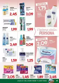 Volantino Gran Risparmio Pagina 13: Lines seta ultra assorbenti €1,45, Nivea tonico 2 in 1 latte detergente idratante €3,49
