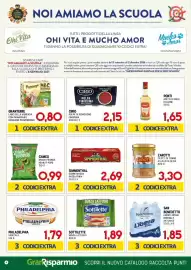 Volantino Gran Risparmio Pagina 4: Sottilette senza lattosio €1,89, Cameo Snack Friends Peanut Pops €0,99