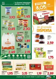 Volantino Gran Risparmio Pagina 9: Nestlé mio latte crescita 3 cereali €1,45, Panna acqua minerale naturale €2,49