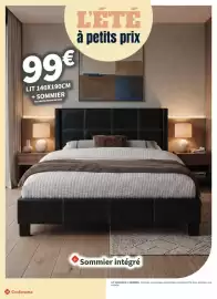 Catalogue Conforama page 21: Lit €99,00