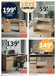 Catalogue Conforama page 32: Chêne - bureau 2 portes + 1 tiroir €199,00, Bureau 1 tiroir €59,00
