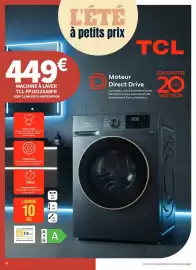 Catalogue Conforama page 37: Hot wheels - machine a laver €449,00