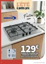 Catalogue Conforama page 40: Plaque de cuisson gaz €129,00