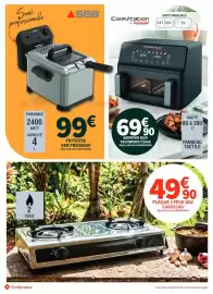 Catalogue Conforama page 50: Techwood - airfryer duo cs945 €69,90, Plaque 2 feux gaz cags214s €49,90