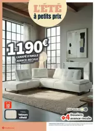 Catalogue Conforama page 7: Dossiers avance-recule €11,90