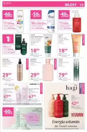 Hebe gazetka Strona 13: Joico Joifull szampon do włosów cienkich €79,99, MONDAY Moisture odżywka do włosów €29,99