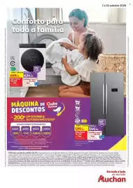 Folheto Auchan Página 1: Máquina de lavar roupa lg €624,99