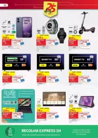 Folheto Auchan Página 10: Tv hisense 58a6q €399,99, Monitor portátil aoc €79,99