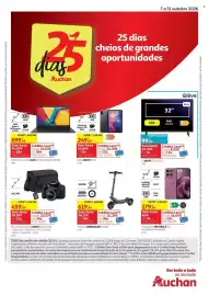 Folheto Auchan Página 12: Trotinete urbanglide gt pro €619,99, Pack Camara Reflex Canon EOS 2000D €459,99