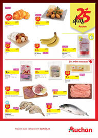Folheto Auchan Página 8: Croissant Brioche €0,48, Pastel de Bacalhau €0,59