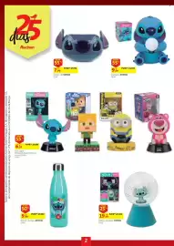 Folheto Auchan Página 2: Candeeiro stitch €9,99, Garrafa de Água Stitch €9,99