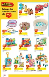 Folheto Auchan Página 10: Tapete Baby CLEMENTONI €19,99, Conjunto Musical One Two Fun €9,99