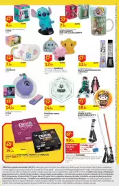 Folheto Auchan Página 17: Candeeiro de Lava Bluey / Nightmare Before Christmas €12,99, Led Neon Stranger Things €14,99