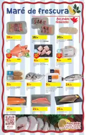 Folheto Auchan Página 27: Espetada de lula e choco/ espetada de salmão auchan €18,99