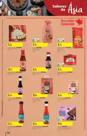 Folheto Auchan Página 34: Massa auchan ninhos para wok €1,75, Massa Chinesa Auchan Com Ovos €1,75