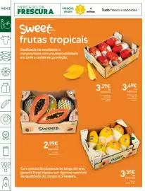 Folheto Recheio semana 41 Página 4: Mamão Sweet Fruits €2,99, Manga Avião Sweet Fruits Palmer €3,29