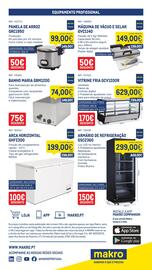 Catálogo Makro semana 41 Página 18: Máquina de vácuo e selar gvc1140 €149,00, Vitrine fria gcv1200r €629,00