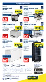 Catálogo Makro semana 41 Página 18: Máquina de vácuo e selar gvc1140 €149,00, Vitrine fria gcv1200r €629,00