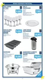 Catálogo Makro semana 41 Página 17: Pratos rasos €7,95, Conj. 6 copos de vinho branca pinomaro €6,90