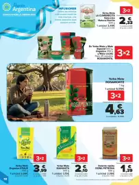 Folleto Carrefour Página 10: Yerba Mate Mañanita €2,10, Yerba Mate Rosamonte €4,63