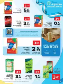 Folleto Carrefour Página 11: Don Basilio yerba mate €1,99, Yerba Mate TARAGÜI €5,73