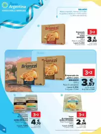 Folleto Carrefour Página 12: Brianzzi empanada de pollo o atún €3,57, Doña Petrona empanadas de espinacas o ternera €4,70