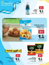 Folleto Carrefour Página 4: Gusto Argentino bizcochos dulces o salados €1,87, MárdeL esencia de vainilla €1,37