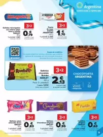 Folleto Carrefour Página 5: Bagley merengadas €0,79, Rumba chocolate €2,13