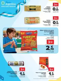 Folleto Carrefour Página 6: Pepas con membrillo 9 de oro €1,37, Hogareñas galletas 6 semillas €0,99