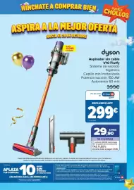 Folleto Carrefour Página 15: Dyson - aspirador sin cable v10 fluffy €299,00