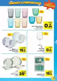 Folleto Carrefour Página 21: Vaso colores vertice quid o aras €0,99, Idealcasa - vajilla opal decorado klein o grass €15,99