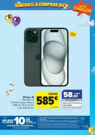 Folleto Carrefour Página 7: Apple - iphone 15 €585,00