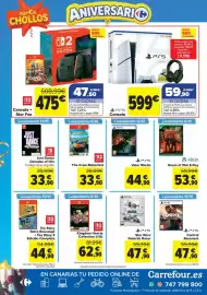 Folleto Carrefour Página 8: Xbox - gears of war e-day €59,90, Sony - consola €649,00