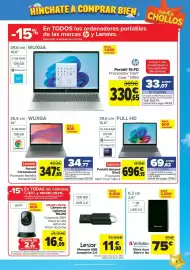 Folleto Carrefour Página 9: Mercusys - camara de vigilancia mc210 €16,99, Lenovo - portátil ideapad slim3 €696,15