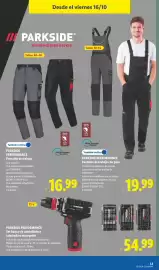 Catálogo Lidl semana 42 Página 33: Parkside Performance Pantalón de trabajo con peto €19,99