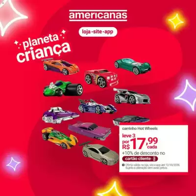 Lojas Americanas (válido até 12-10)