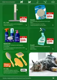Fressnapf akciós újság Oldal 14: Fit+fun szőrápoló fésűk €699,00, Fit + Fun kaparóoszlop macskáknak €2.799,00