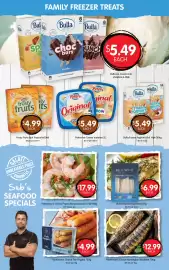 Spudshed catalogue Page 12: Fisherman's Choice Prawn Meat Cooked €17,99, Fisherman's Choice Fish Fingers €4,99