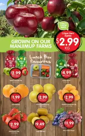Spudshed catalogue Page 5: Juicing Apples €4,99, Lemons Prepacked €2,99