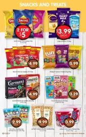 Spudshed catalogue Page 8: Allen's Family Size Varieties €4,99, Eat Well Cashews Salted or Unsalted €9,99