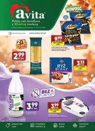 Avita gazetka tydzień 41 Strona 1: Ryż biały długoziarnisty Nasz Plon €3,99, Makaron Spaghetti Nasz Plon €2,99