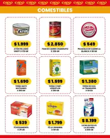 Catálogo Autoservicio Capo Página 3: Changuito pan de carne €2.850,00, La virginia té en saquitos €1.799,00